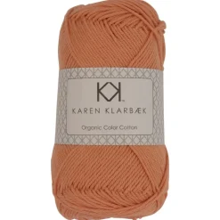 8/4 Abrikos - KK Color Cotton økologisk bomuldsgarn fra Karen Klarbæk
