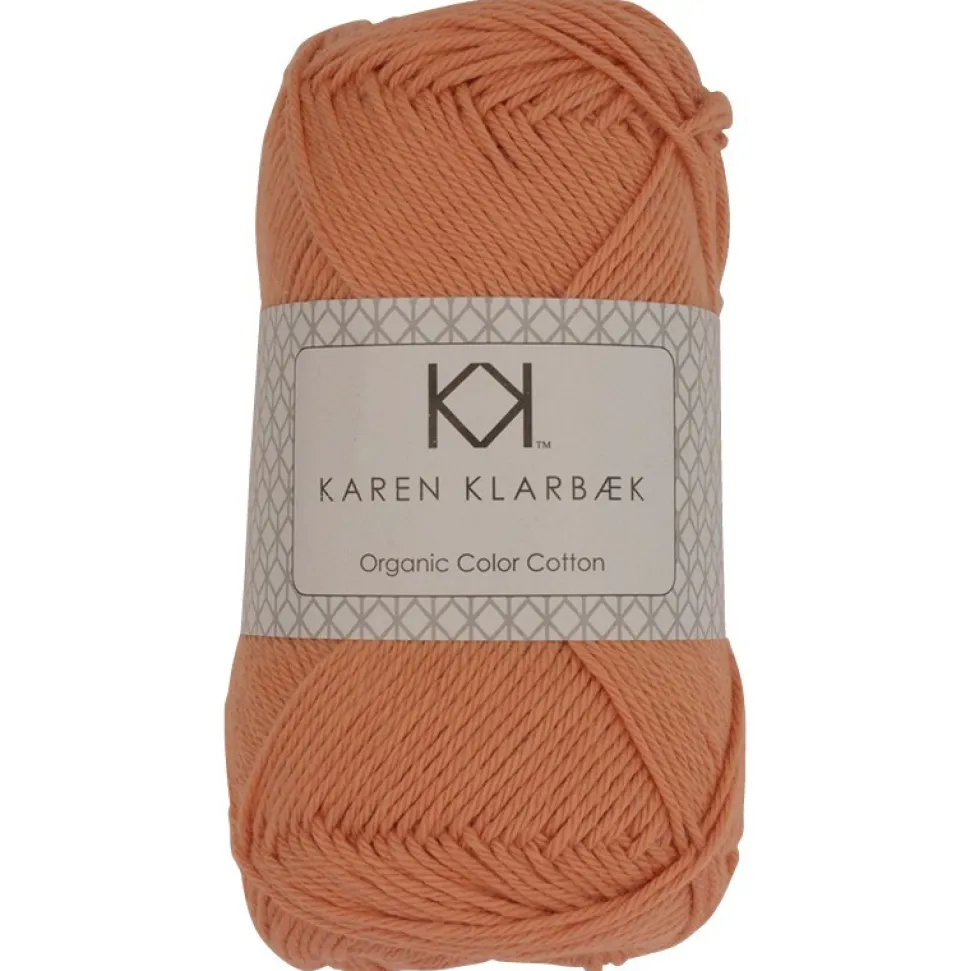 8/4 Abrikos - KK Color Cotton økologisk bomuldsgarn fra Karen Klarbæk