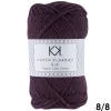 8/8 Aubergine - KK Color Cotton økologisk bomuldsgarn fra Karen Klarbæk
