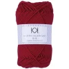 8/8 Dark Christmas Red - KK Color Cotton økologisk bomuldsgarn fra Karen Klarbæk