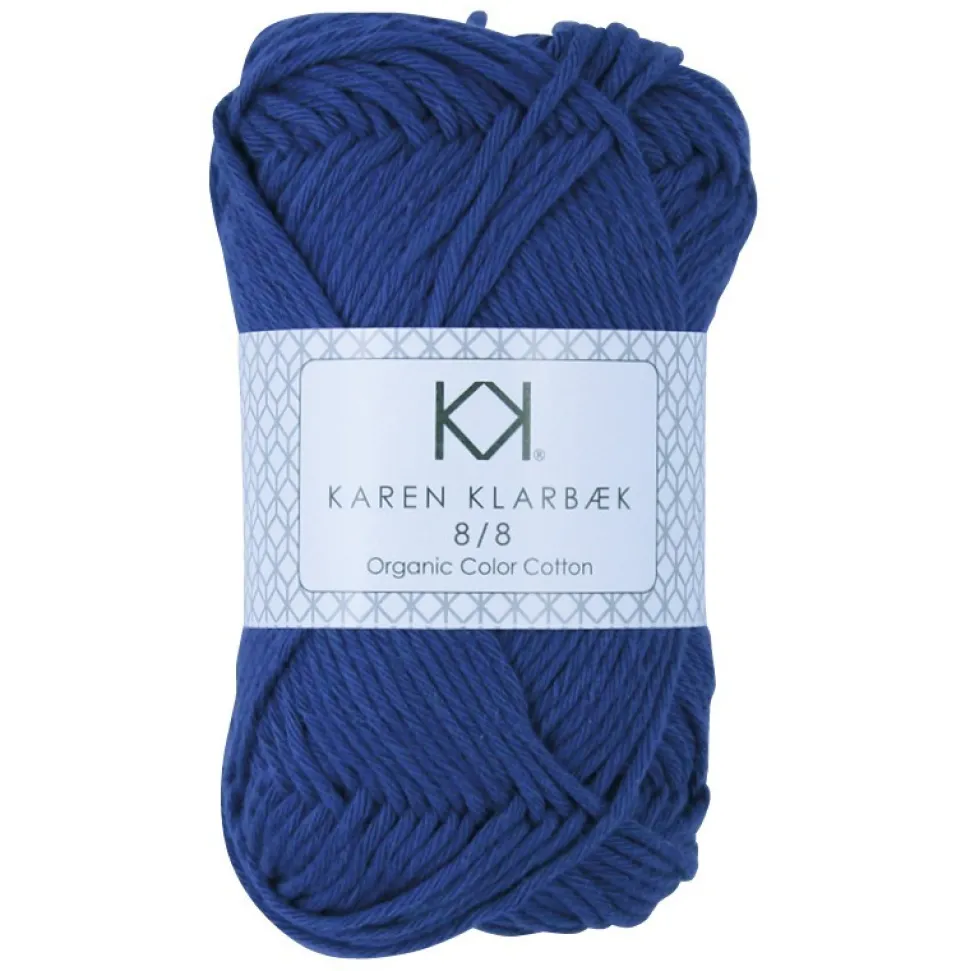 8/8 Dark Lavender - KK Color Cotton økologisk bomuldsgarn fra Karen Klarbæk