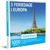 3 feriedage i Europa: 2 overnatninger med morgenmad for 2 personer (Oplevelsesgave, Gavekort)