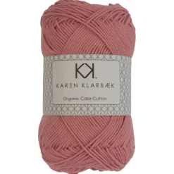 8/4 Gammelrosa - KK Color Cotton økologisk bomuldsgarn fra Karen Klarbæk