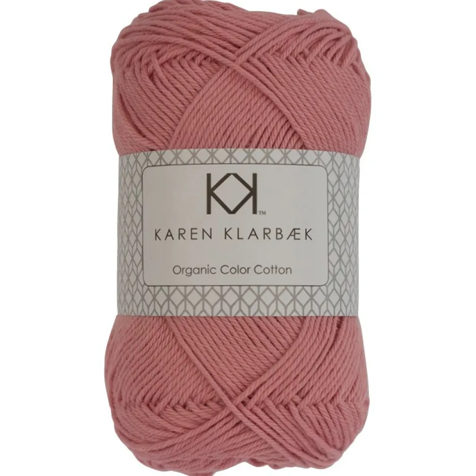 8/4 Gammelrosa - KK Color Cotton økologisk bomuldsgarn fra Karen Klarbæk