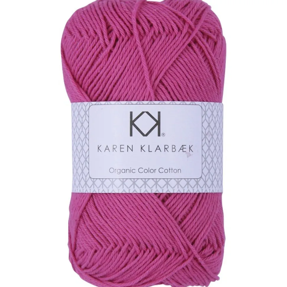 8/4 Hot Pink - KK Color Cotton økologisk bomuldsgarn fra Karen Klarbæk