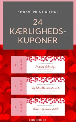 24 kærlighedskuponer: - til kæresten der skal forkæles (Ebog, pdf, Dansk) af Lou Noire