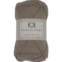 8/4 Lys gråbrun - KK Color Cotton økologisk bomuldsgarn fra Karen Klarbæk