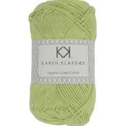 8/4 Lys grøn - KK Color Cotton økologisk bomuldsgarn fra Karen Klarbæk