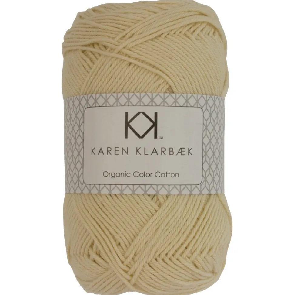 8/4 Lys gul - KK Color Cotton økologisk bomuldsgarn fra Karen Klarbæk