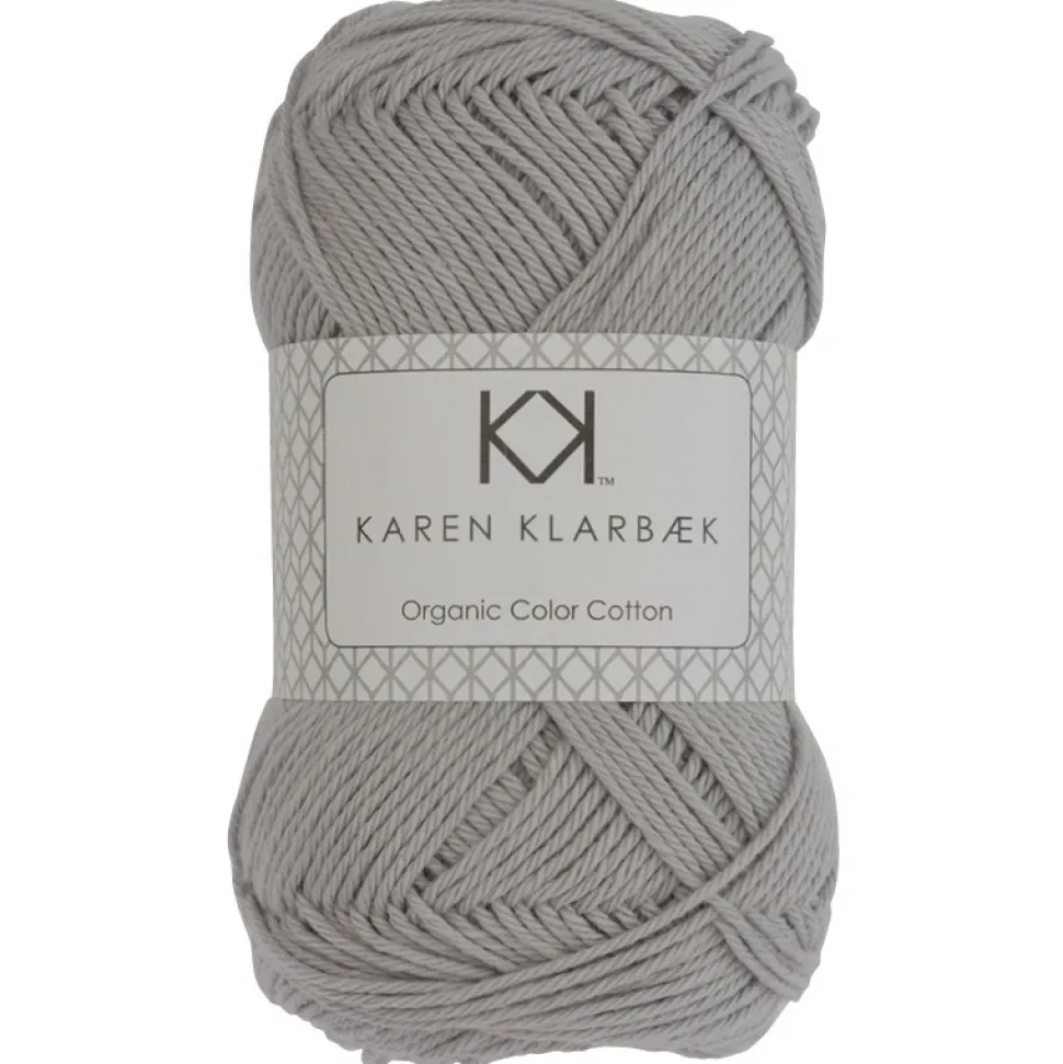 8/4 Lys kold grå - KK Color Cotton økologisk bomuldsgarn fra Karen Klarbæk