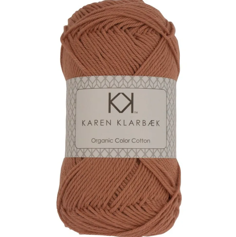 8/4 Lys nøddebrun - KK Color Cotton økologisk bomuldsgarn fra Karen Klarbæk