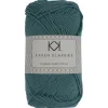 8/4 Mellem Petrol Blå - KK Color Cotton økologisk bomuldsgarn fra Karen Klarbæk (Garn)