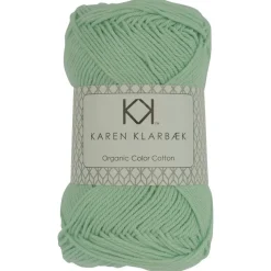 8/4 Mint grøn - KK Color Cotton økologisk bomuldsgarn fra Karen Klarbæk
