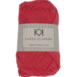 8/4 Mørk fersken - KK Color Cotton økologisk bomuldsgarn fra Karen Klarbæk