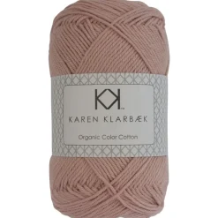 8/4 Mørk gammelrosa - KK Color Cotton økologisk bomuldsgarn fra Karen Klarbæk