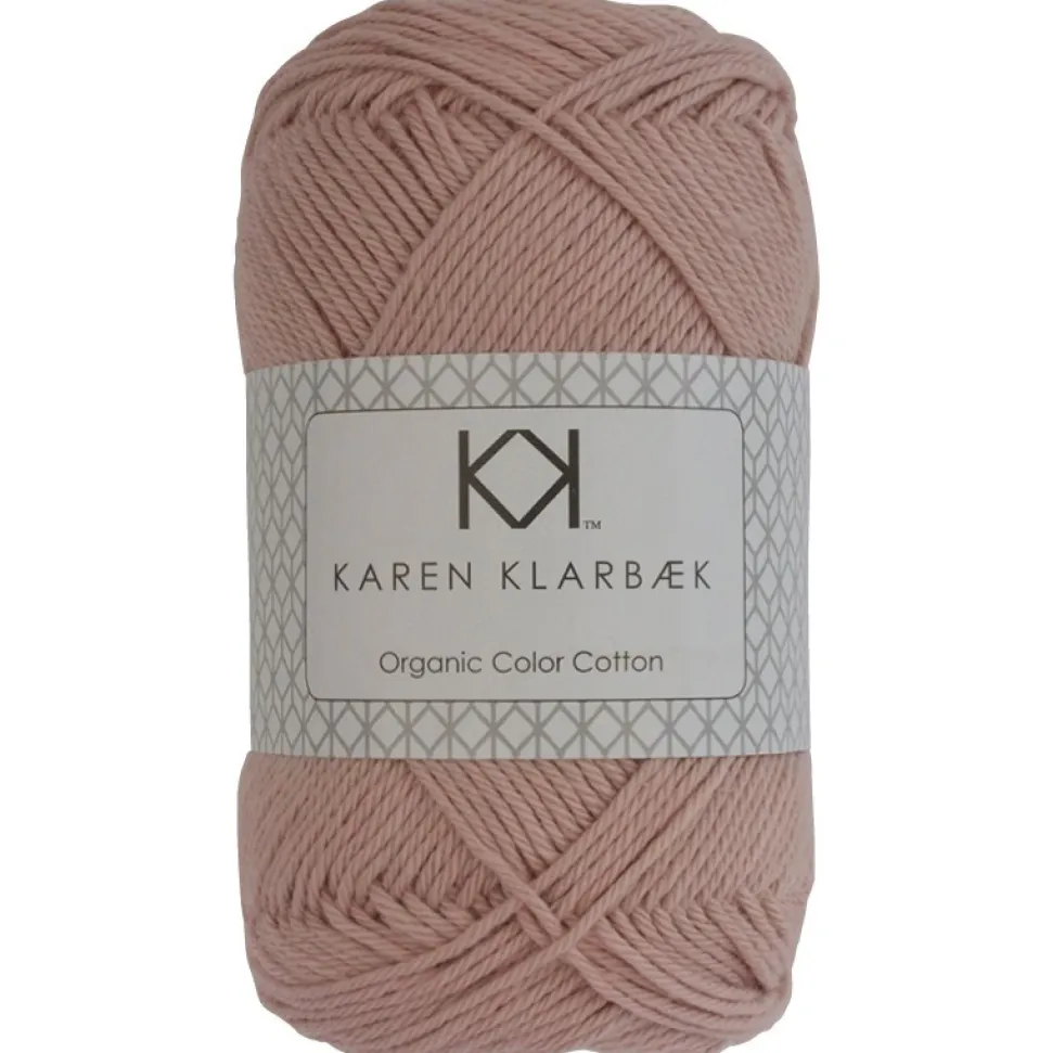 8/4 Mørk gammelrosa - KK Color Cotton økologisk bomuldsgarn fra Karen Klarbæk
