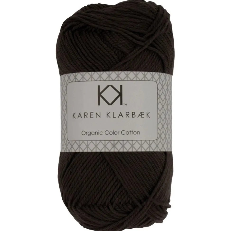 8/4 Mørk gråbrun - KK Color Cotton økologisk bomuldsgarn fra Karen Klarbæk