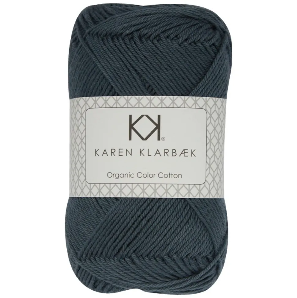 8/4 Mørk marineblå - KK Color Cotton økologisk bomuldsgarn fra Karen Klarbæk