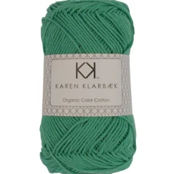 8/4 Mørk mint - KK Color Cotton økologisk bomuldsgarn fra Karen Klarbæk