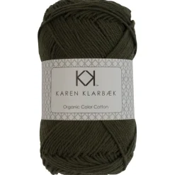 8/4 Mørk oliven - KK Color Cotton økologisk bomuldsgarn fra Karen Klarbæk
