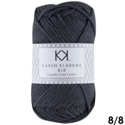 8/8 Natskygge - KK Color Cotton økologisk bomuldsgarn fra Karen Klarbæk