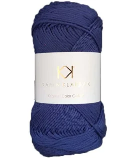8/4 Navy Blue - KK Color Cotton økologisk bomuldsgarn fra Karen Klarbæk (Garn)