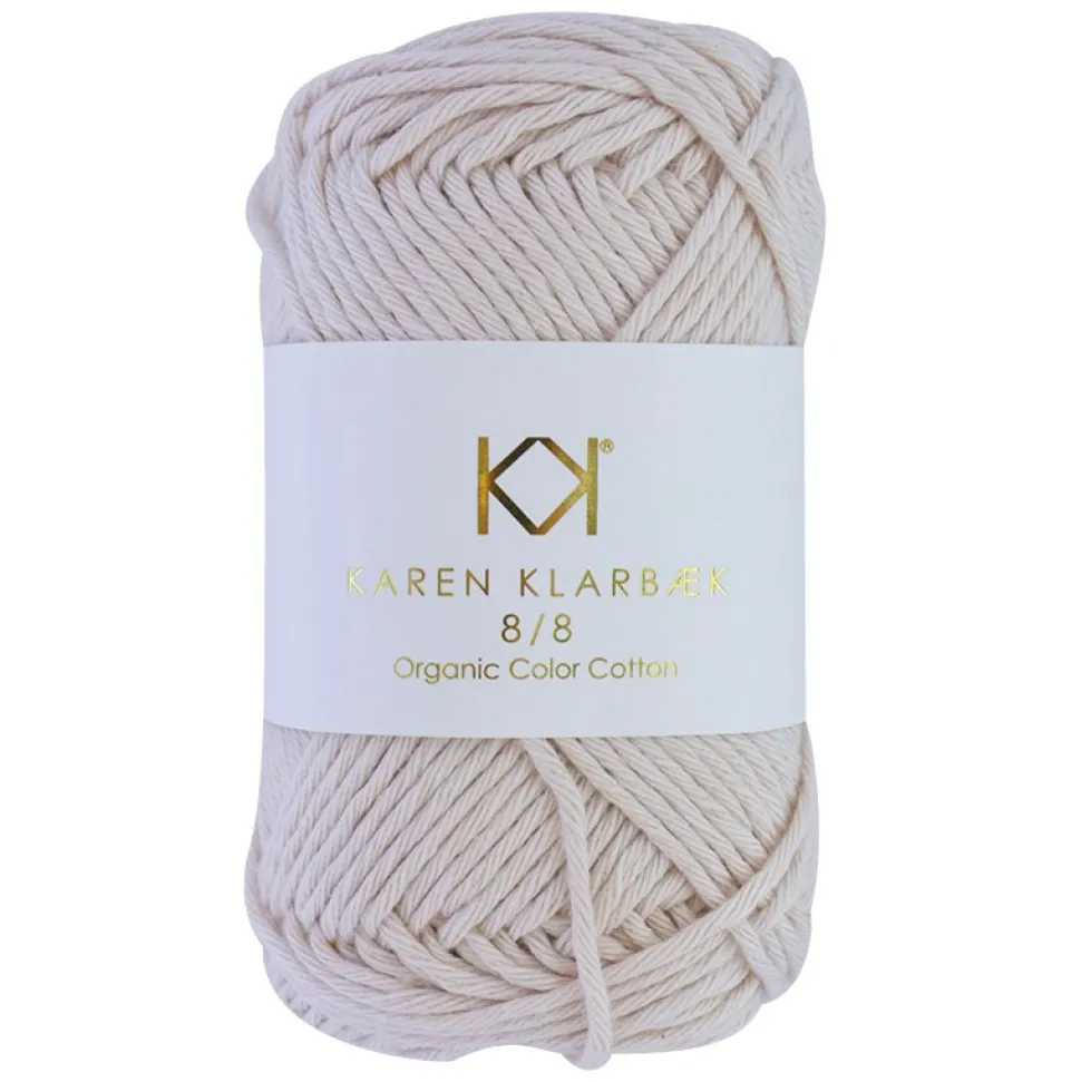 8/8 Nude - KK Color Cotton økologisk bomuldsgarn fra Karen Klarbæk