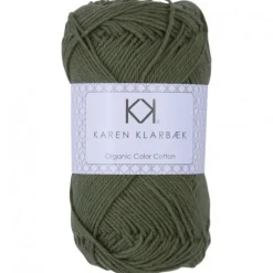 8/4 Olive Green - KK Color Cotton økologisk bomuldsgarn fra Karen Klarbæk
