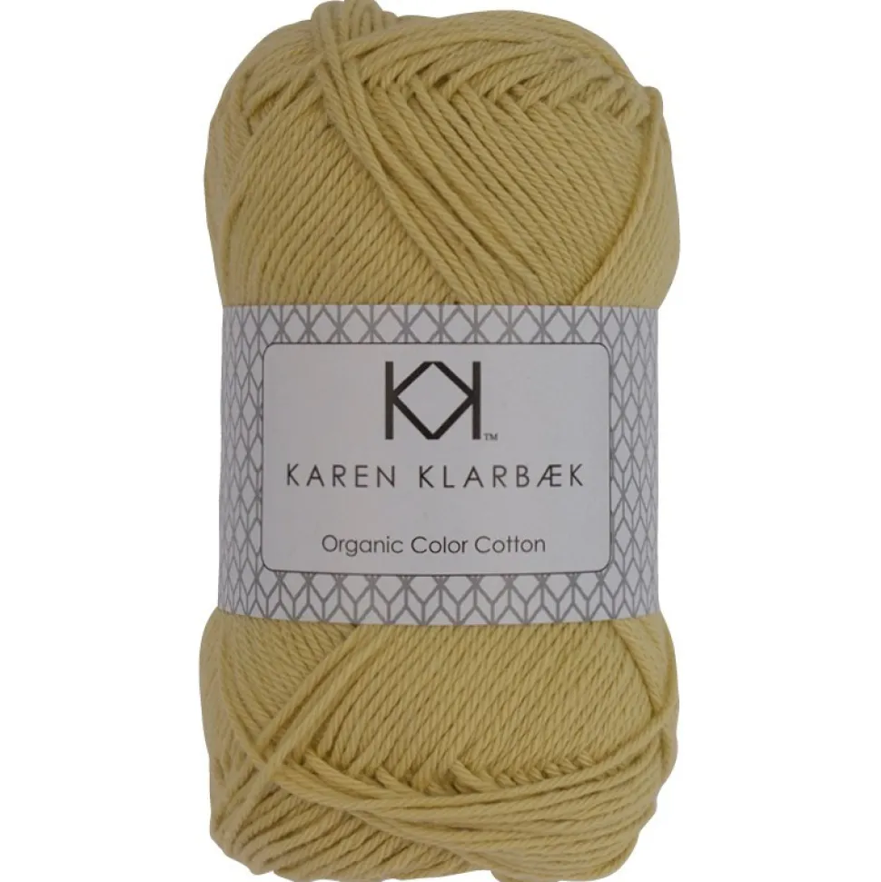 8/4 Pastelgul - KK Color Cotton økologisk bomuldsgarn fra Karen Klarbæk