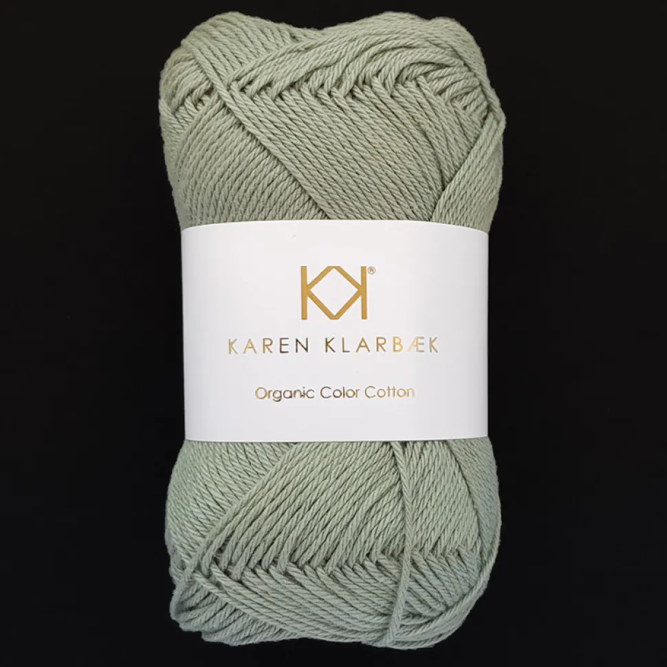 8/4 Sage Green - KK Color Cotton økologisk bomuldsgarn fra Karen Klarbæk (Garn)