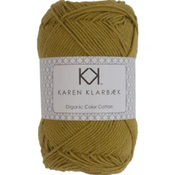 8/4 Sennepsgul - KK Color Cotton økologisk bomuldsgarn fra Karen Klarbæk