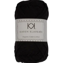 8/4 Sort - KK Color Cotton økologisk bomuldsgarn fra Karen Klarbæk