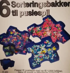 6 Sorteringsbakker til puslespil