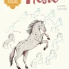 10 trin til at tegne heste: Tegn over 50 heste og ponyer med 10 simple trin (Bog, Hæftet, Dansk) af Justine Lecouffe
