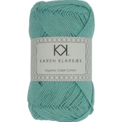 8/4 Turkis - KK Color Cotton økologisk bomuldsgarn fra Karen Klarbæk