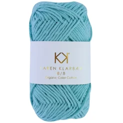 8/8 Turquoise - KK Color Cotton økologisk bomuldsgarn fra Karen Klarbæk