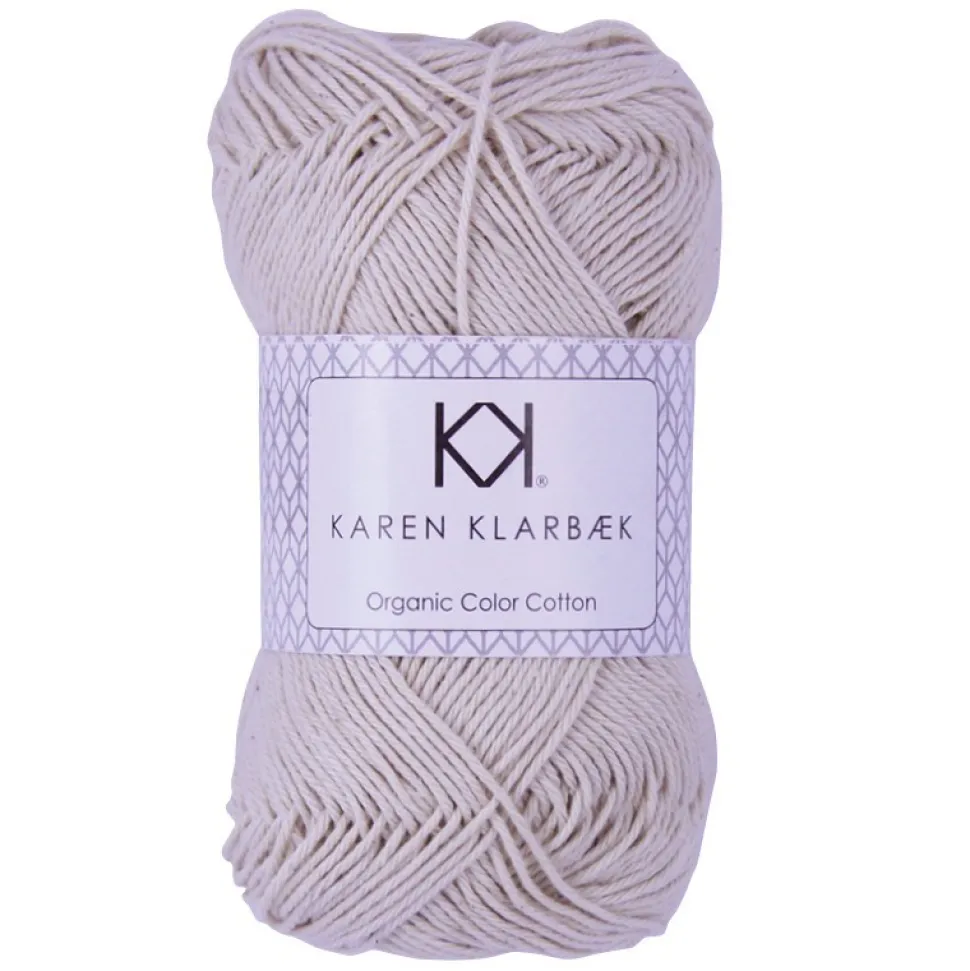 8/4 Warm Nature White - KK Color Cotton økologisk bomuldsgarn fra Karen Klarbæk