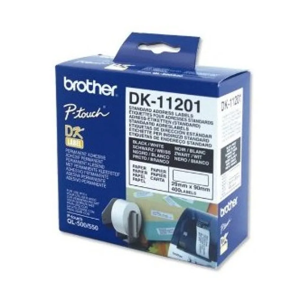 Address labels 29x90 white paper (400)