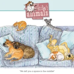Alison's Animals Wiro Wall Calendar 2025 (Kalender, Calendar, Engelsk) af Carousel Calendars