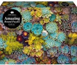Amazing Puzzle - Round - Sukkulent (Spil)