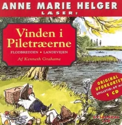 Anne Marie Helger læser Vinden i Piletræerne 1: Flodbredden - Landevejen (Lydbog, zip_mp3, Dansk) af Kenneth Grahame