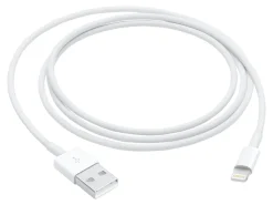 Apple Charging Cable USB-A to Lightning, White (1m) (Mobil- & tablet-tilbehør)