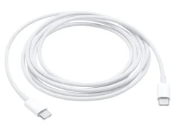 Apple Charging Cable USB-C to USB-C, White (2m) (Mobil- & tablet-tilbehør)