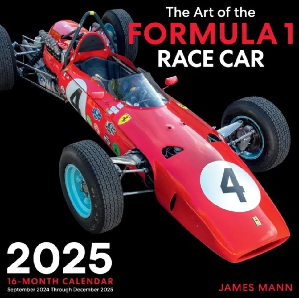 Art of the Formula 1 Race Car 2025: 16-Month Calendar--September 2024 through Decembe... (Kalender, Calendar, Engelsk)