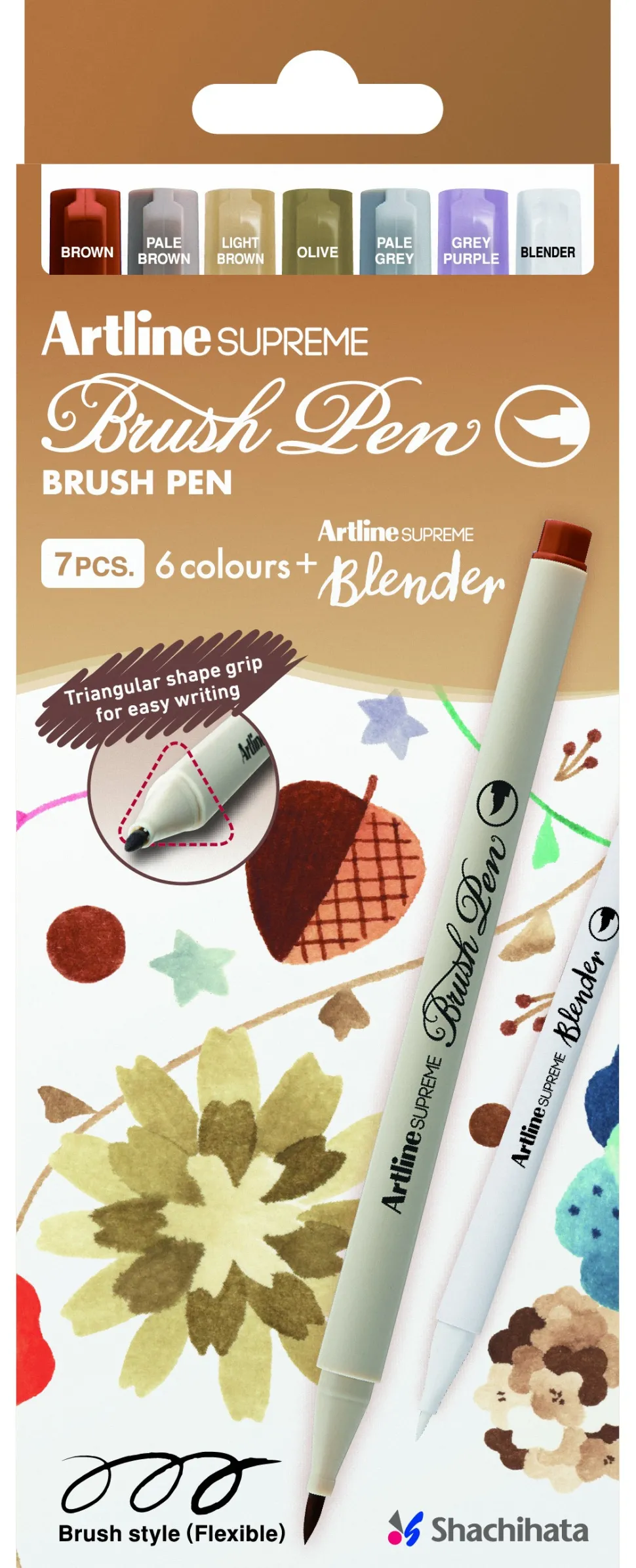 Artline Supreme Pensel Pen Jorden (7) (Kontorartikler)