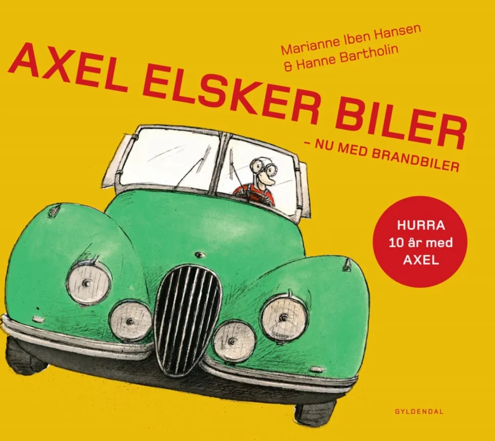 Axel elsker biler - Lyt&læs: Nu med brandbiler (Ebog, epub, Dansk) af Hanne Bartholin