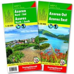 Azores Hiking Map (Falset, Engelsk) af Freytag & Berndt
