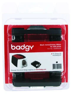 Badgy Mono ribbon black 5 panels