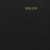 Bibelen i sort skind: luksusbibel i mellemformat indbundet i sort ægte skind og med g... (Bog, Skindindbundet, Dansk)