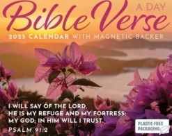 Bible Verse a Day Mini Box Calendar 2025 (Kalender, Calendar, Engelsk) af Carousel Calendars
